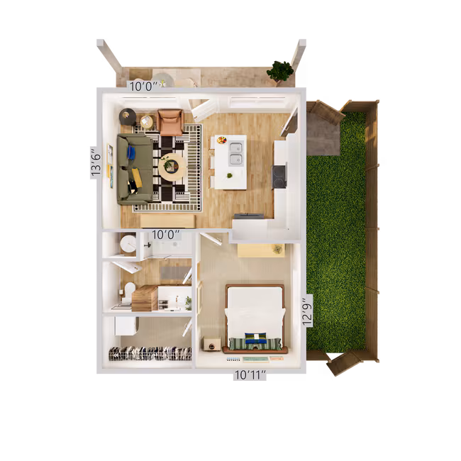 Summit 1 x 1 A 8948-A floor plan